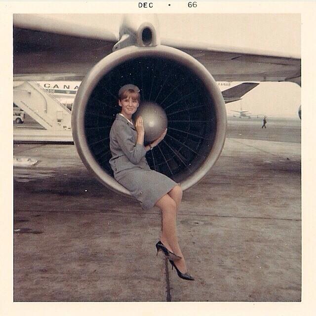 A Favorite Vintage Portrait of My Mother from the Glamorous Days of Airline Travel