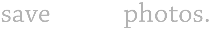 Save Family Photos Logo
